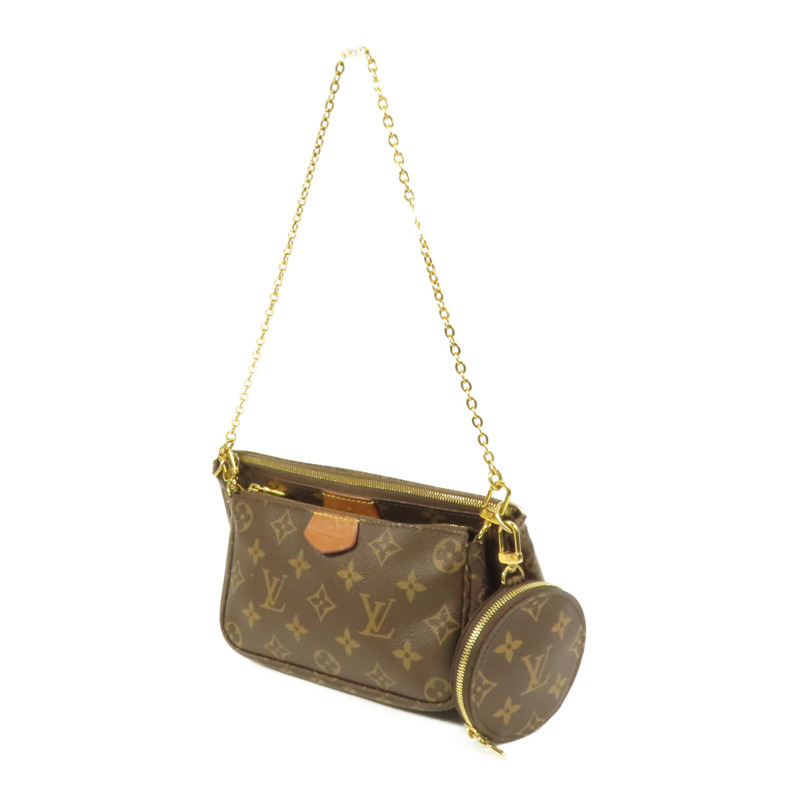 LOUIS VUITTON Monogram Multi Pochette Accessoires金扣肩背袋-2