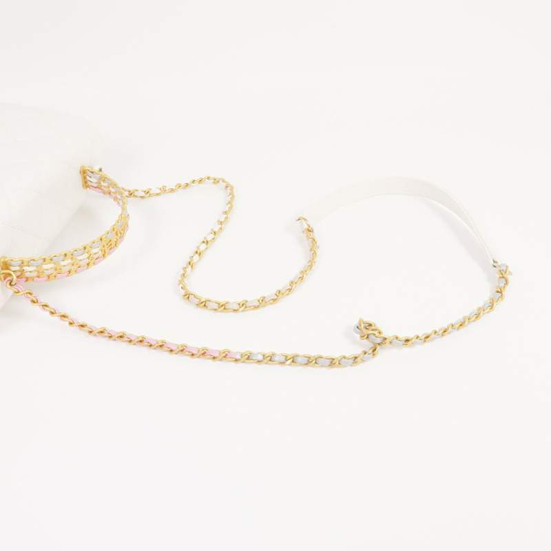 CHANEL 牛皮皮革Top Handle Mini Flap Bag金扣手挽肩背兩用袋-4