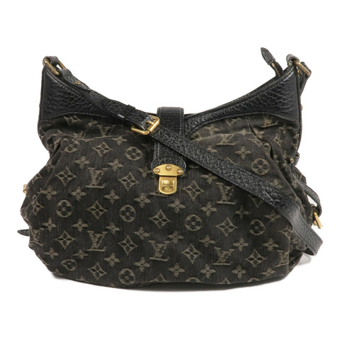LOUIS VUITTON Monogram Denim Slightly金扣肩背袋