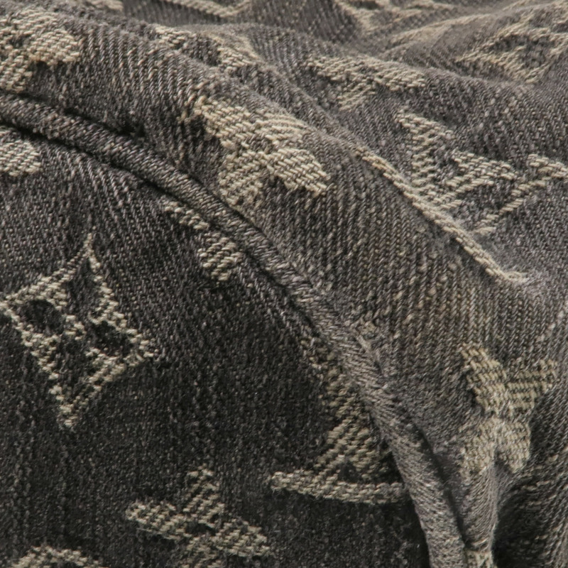 LOUIS VUITTON Monogram Denim Slightly金扣肩背袋-12