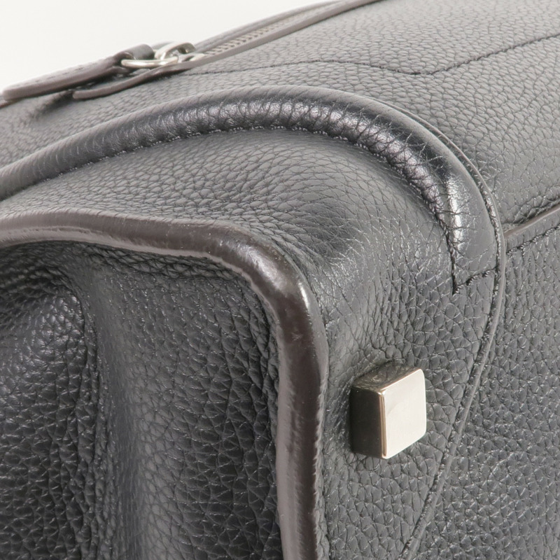 CELINE 牛皮皮革Mini Luggage銀扣手挽袋-6