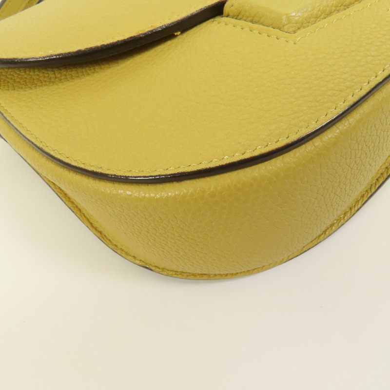 CELINE 牛皮皮革Trotteur金扣肩背袋-12