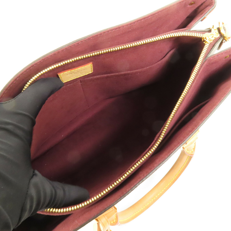 LOUIS VUITTON Monogram Soufflot MM金扣手挽肩背兩用袋-9