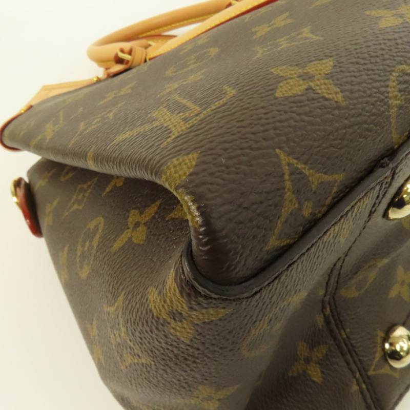LOUIS VUITTON Monogram Soufflot MM金扣手挽肩背兩用袋-11