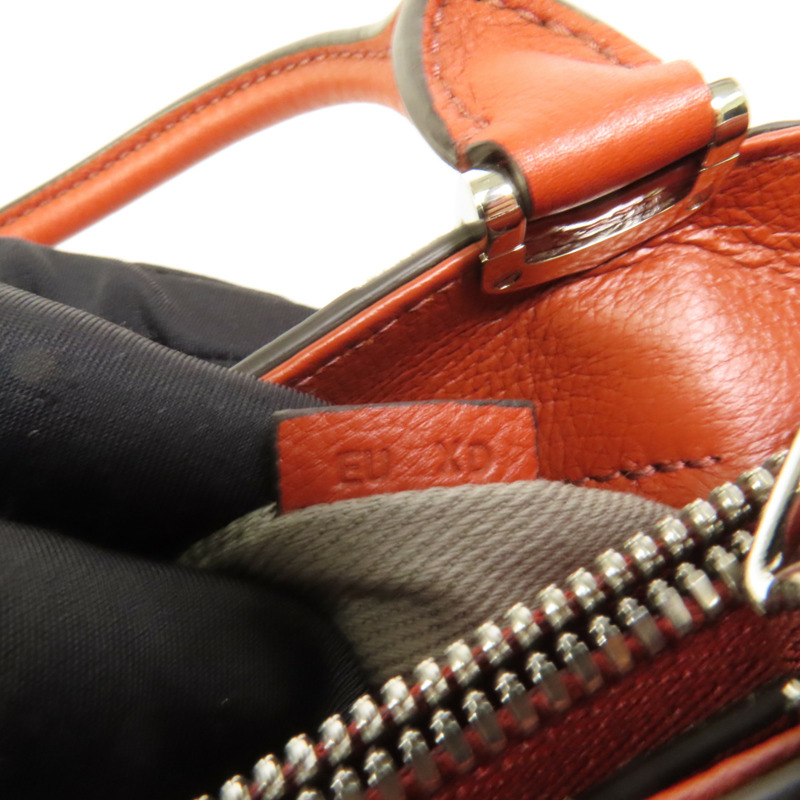 CARTIER 牛皮皮革2way Shoulder Bag銀扣手挽肩背兩用袋-11