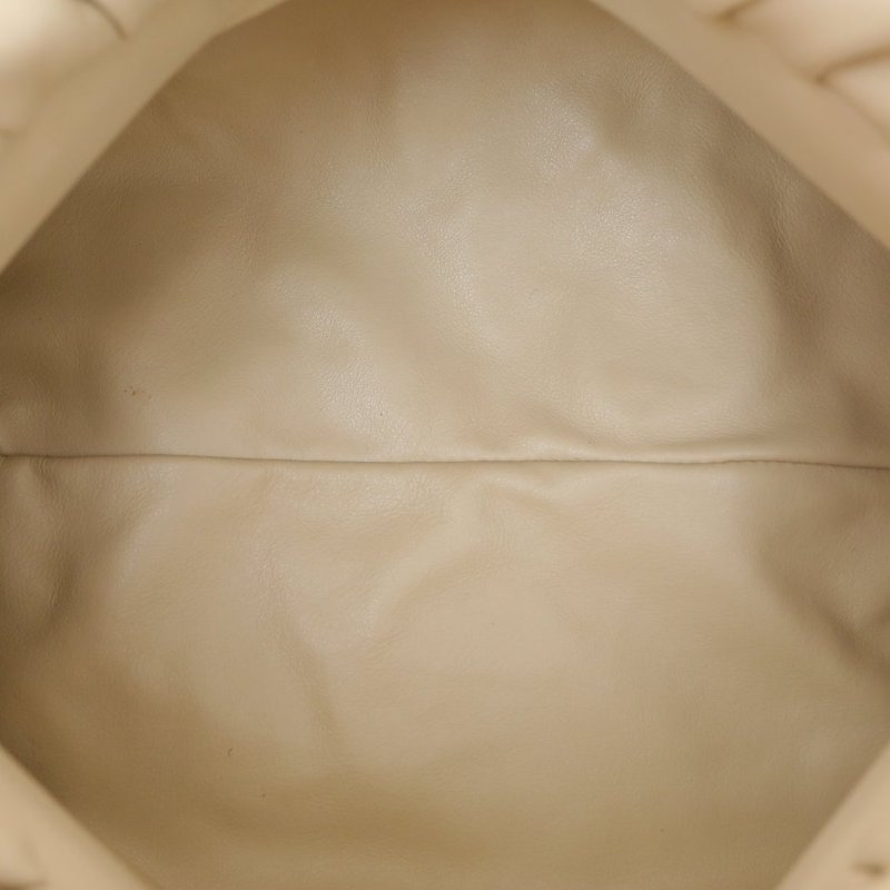 BOTTEGA VENETA Pouch雲朵包TheChain粗鏈條單肩包奶茶色牛皮金扣肩背包-2