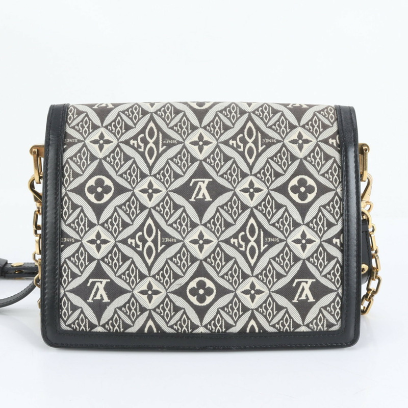 路易威登 Monogram Dauphine MM M57211 皮革雙肩包/手提包（女士）-1