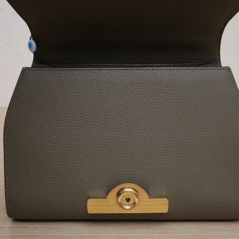 MOYNAT RejanePetite26灰色牛皮肩背包-3