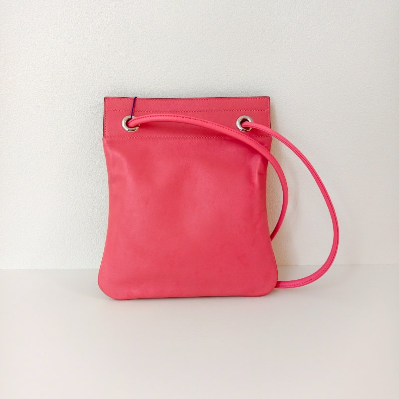 Hermes 愛馬仕 迷你唇膏粉swift牛皮斜挎包 C刻-3