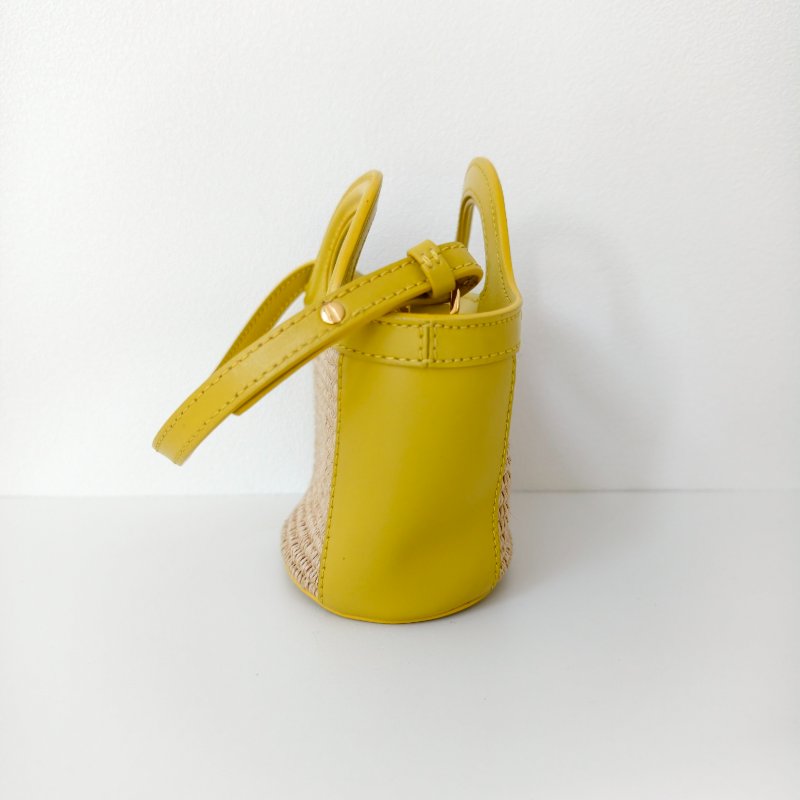 Marni 瑪尼Tropicalia 米色草編織刺繡斜挎包-2