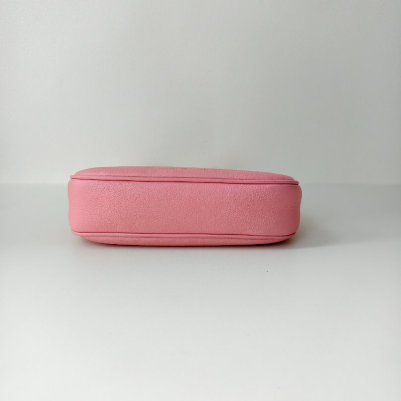 Gucci 古馳 淺粉色牛皮 小號 手提包-4