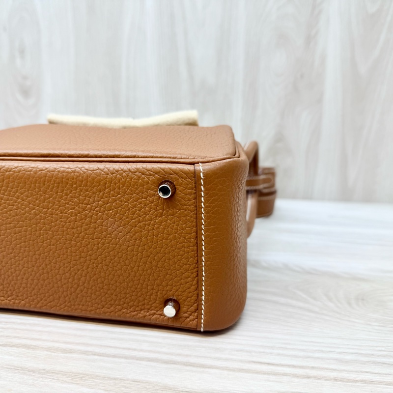 Hermes 37金棕銀T/C皮mini lndy H079086-14