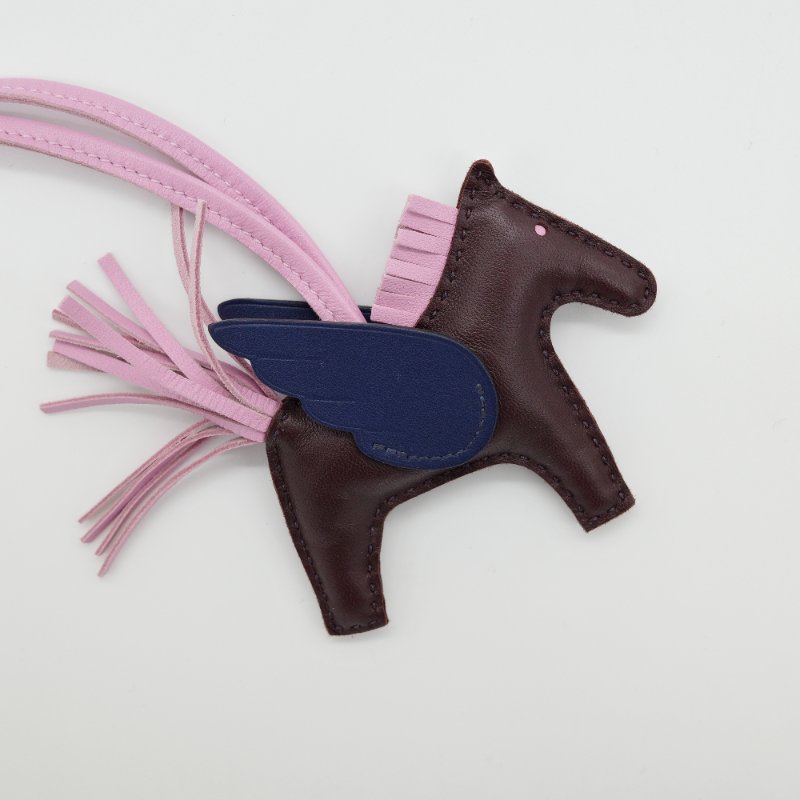 Hermès 愛馬仕Rodeo 小羊皮 小飛馬吊飾 Z刻-1