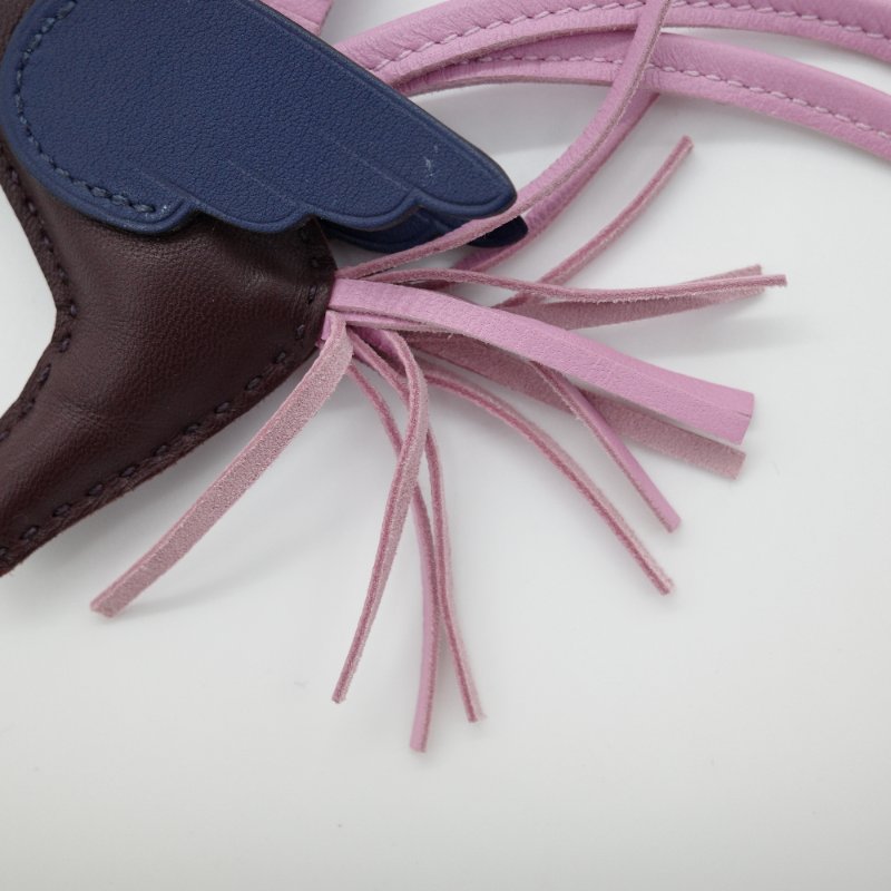 Hermès 愛馬仕Rodeo 小羊皮 小飛馬吊飾 Z刻-5