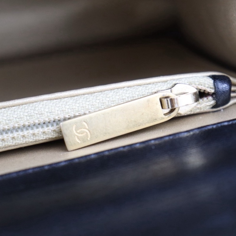 Chanel CF 珍珠鏈logo翻蓋包/肩背包-14