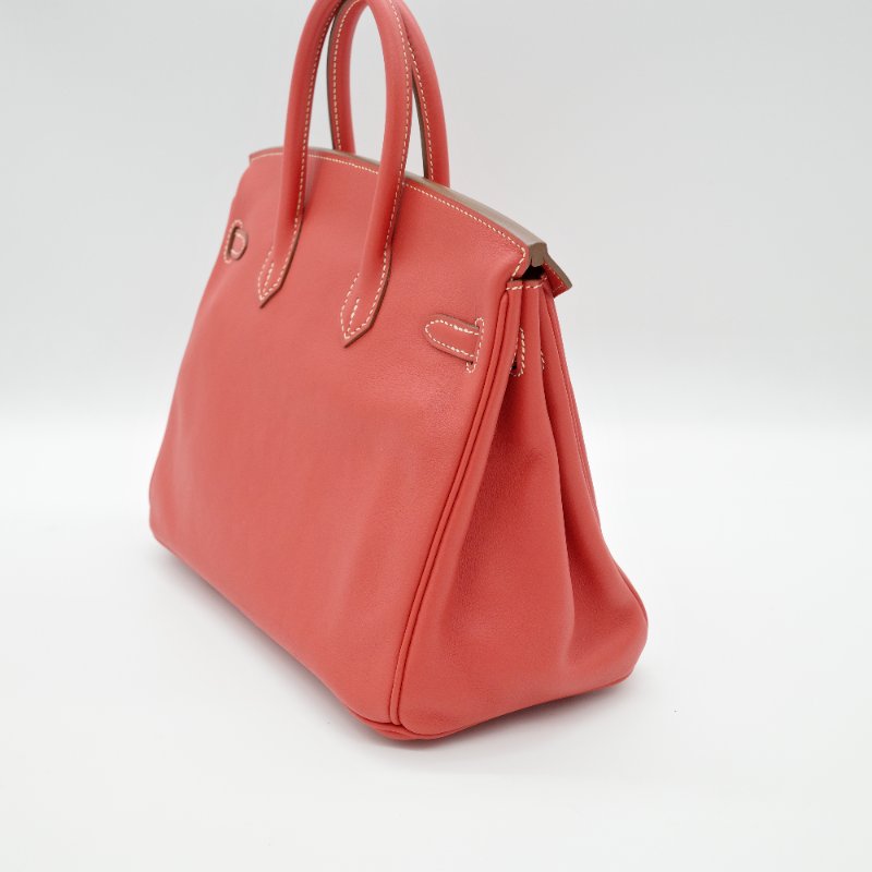 Hermès 愛馬仕 Birkin 25 赤銅色 Seift 羊皮 T刻 手提包 鉑金包-5