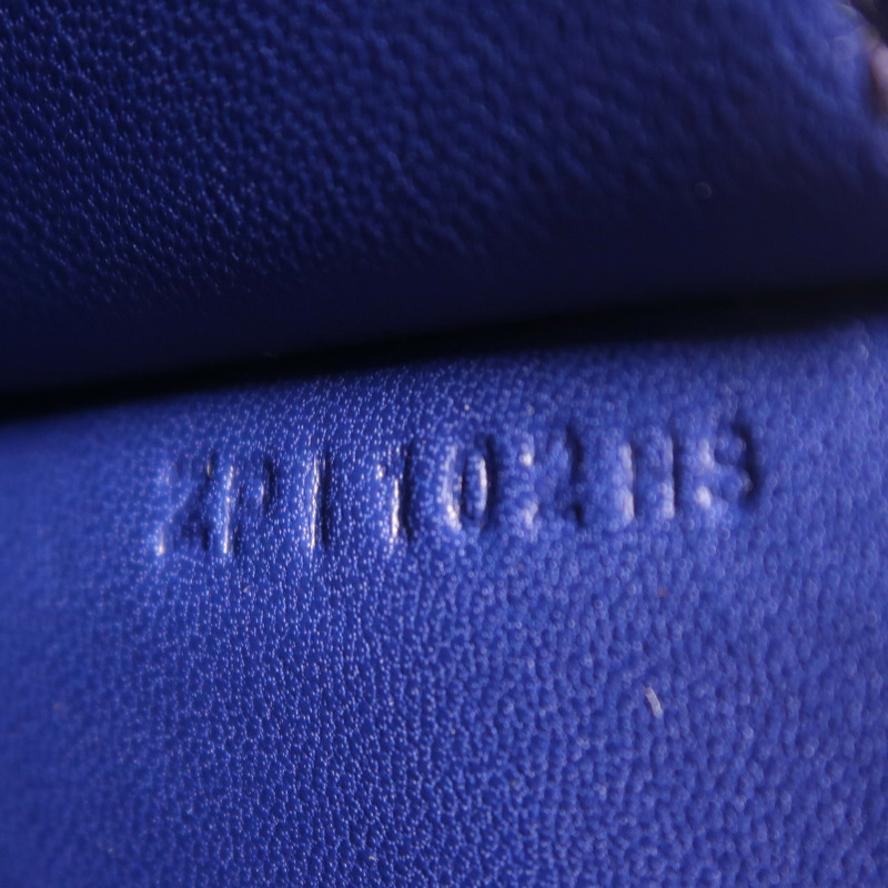 HERMES Tadelakt皮革Della Cavalleria Mini銀扣肩背袋Bleu Saphir-8