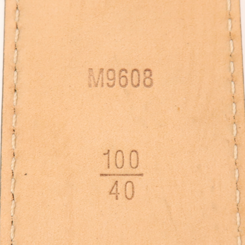LOUIS VUITTON Monogram Belt金扣皮帶-6