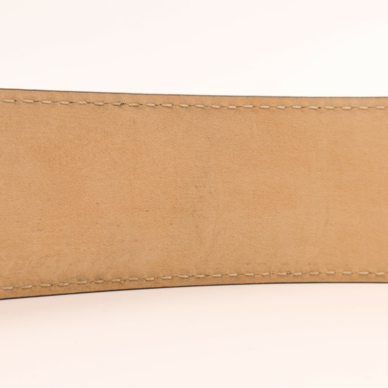 LOUIS VUITTON Monogram Belt金扣皮帶-9