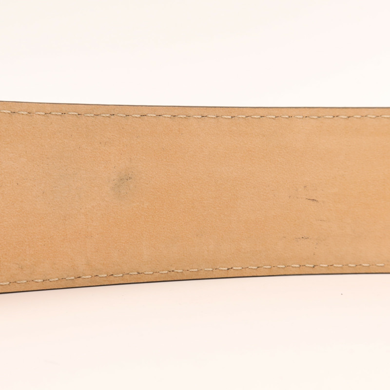 LOUIS VUITTON Monogram Belt金扣皮帶-10