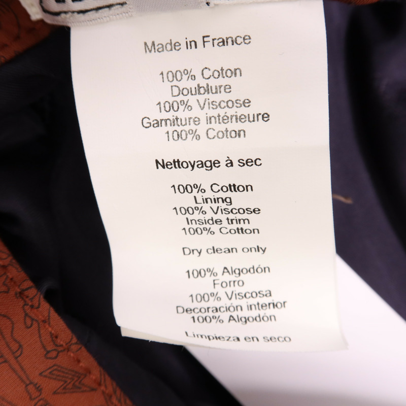 HERMES 牛仔布Homme Fred Hat帽子-7