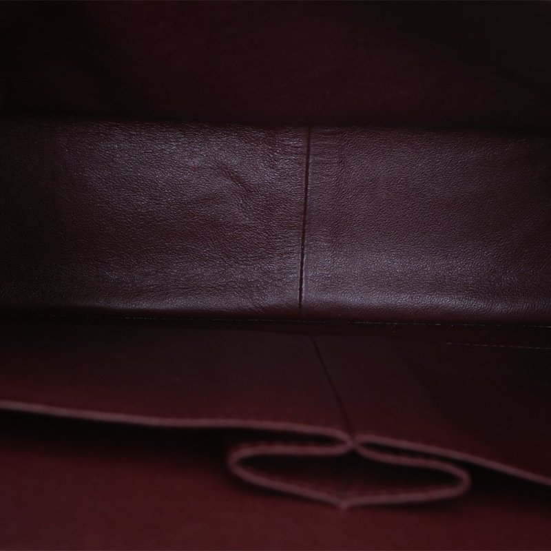 CHANEL CF口蓋包JUMBO30黑色荔枝牛皮26開金扣菱格紋肩背包-2