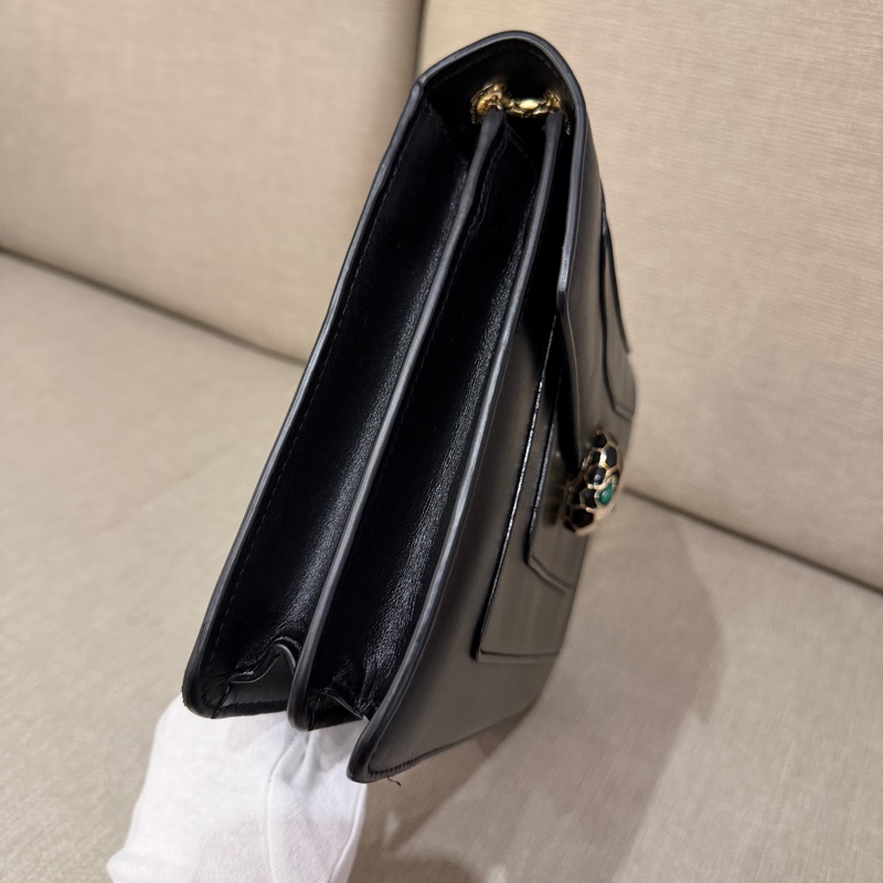 Bvlgari寶格麗 Serpenti Forever蛇頭金鏈包肩背包-3