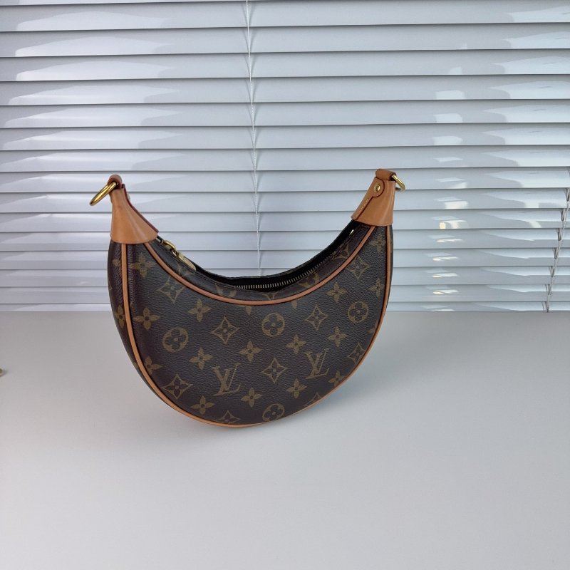 LV 路易威登 豌豆包 /月亮包 晶片 98新-1