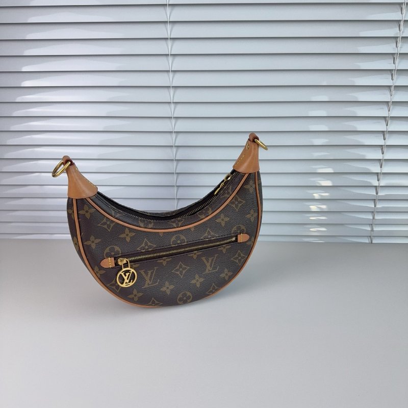 LV 路易威登 豌豆包 /月亮包 晶片 98新-2