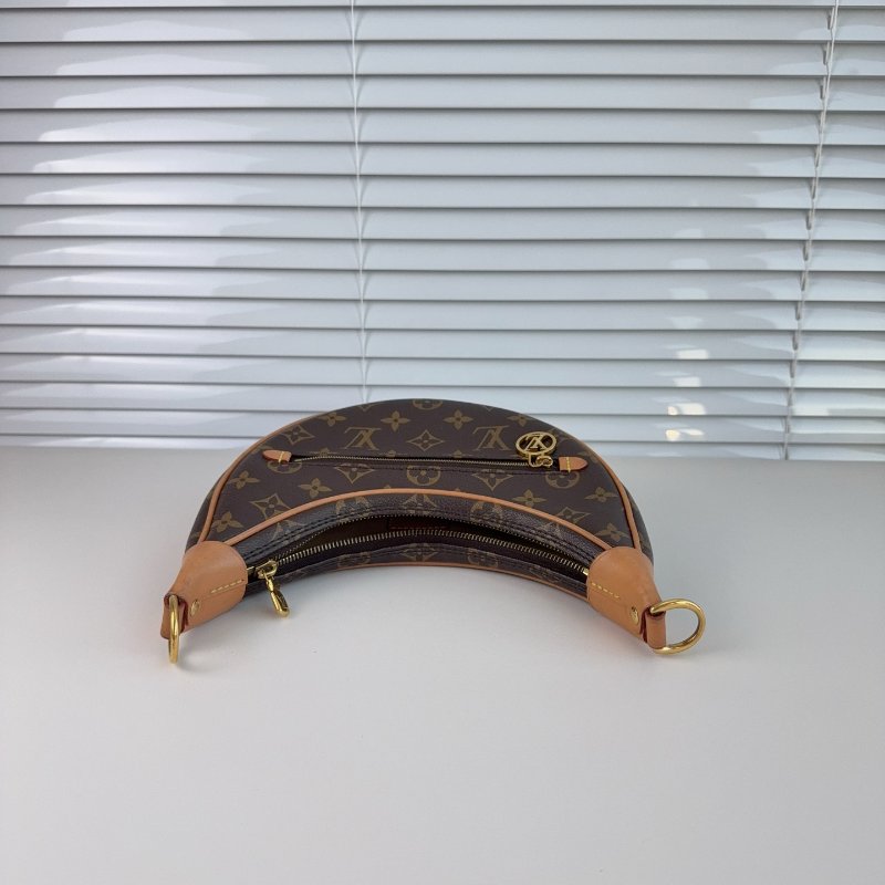 LV 路易威登 豌豆包 /月亮包 晶片 98新-5