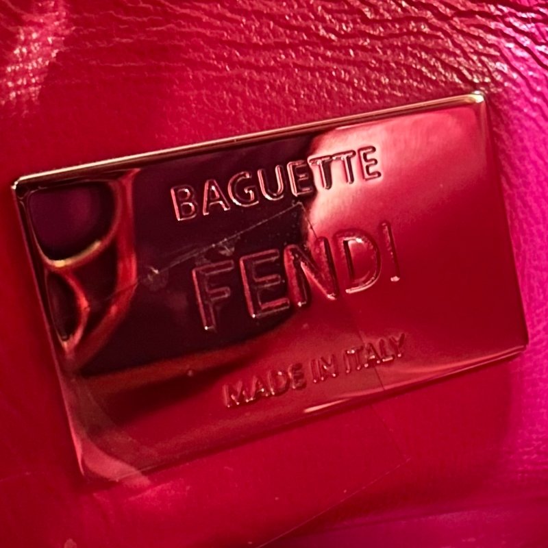 【美收精品】Fendi 桃粉紅色毛毛肩背包 4-479-15