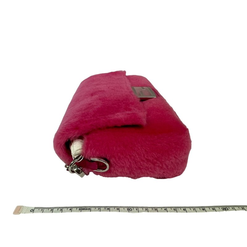 【美收精品】Fendi 桃粉紅色毛毛肩背包 4-479-19