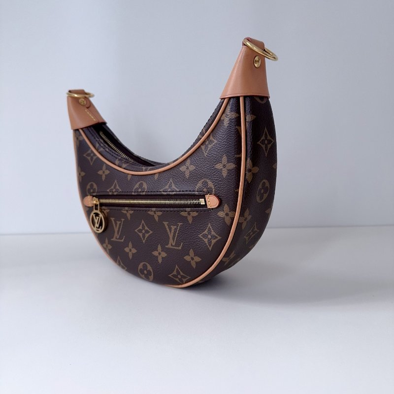 LV 路易威登 豌豆包 /月亮包 晶片 98新-4