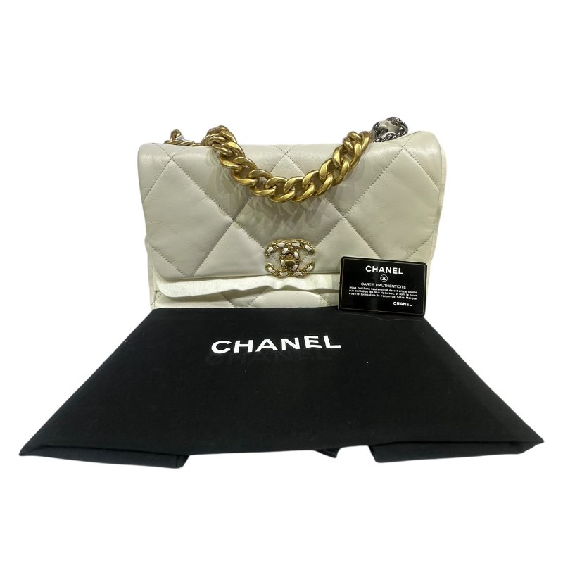 【美收精品】CHANEL白色19 4-489-11
