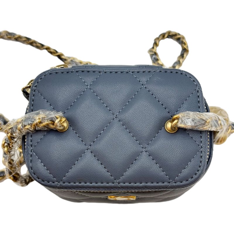 [ 2316 ]  香奈兒 Chanel 金球盒子包 霧霾藍（羊皮） 小號-3