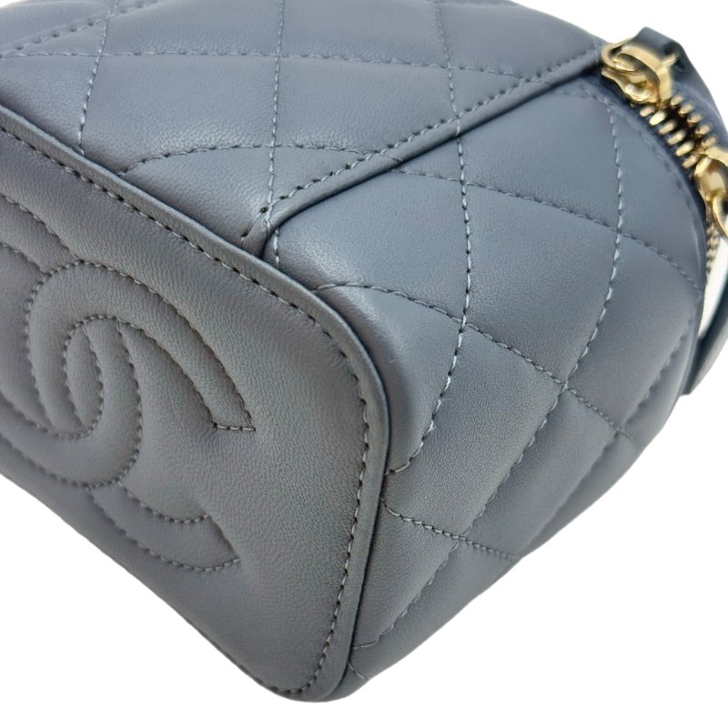 [ 2316 ]  香奈兒 Chanel 金球盒子包 霧霾藍（羊皮） 小號-6