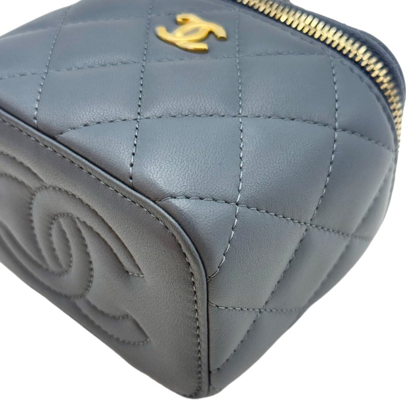 [ 2316 ]  香奈兒 Chanel 金球盒子包 霧霾藍（羊皮） 小號-8