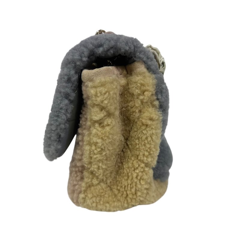 【美收精品】CHANEL藍粉黃毛毛CF 4-495-4