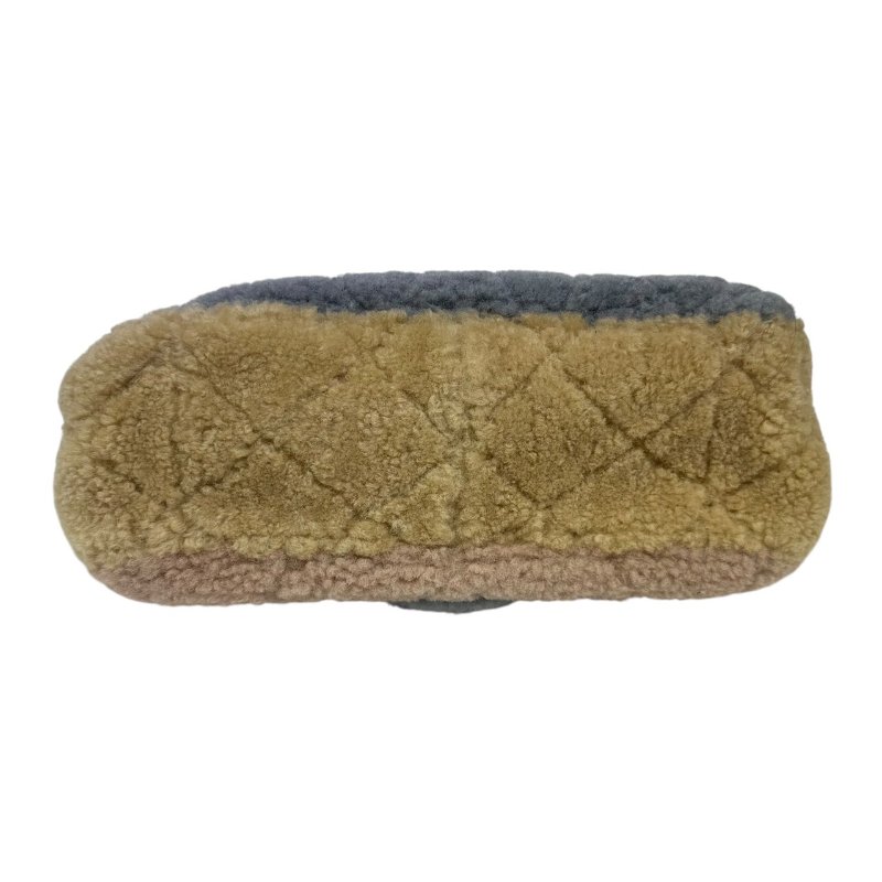 【美收精品】CHANEL藍粉黃毛毛CF 4-495-5