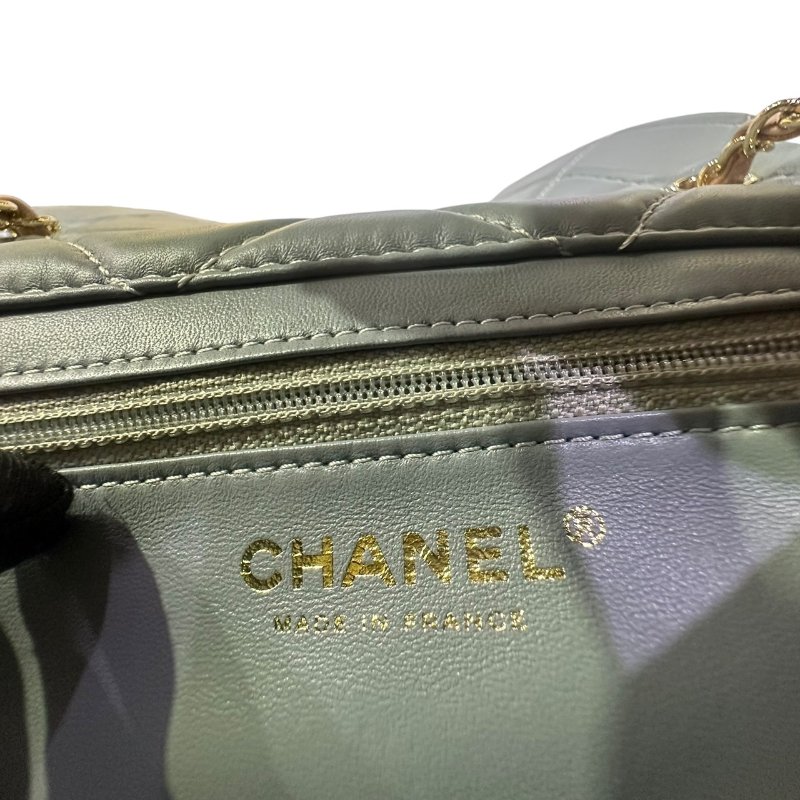 【美收精品】CHANEL藍粉黃毛毛CF 4-495-18