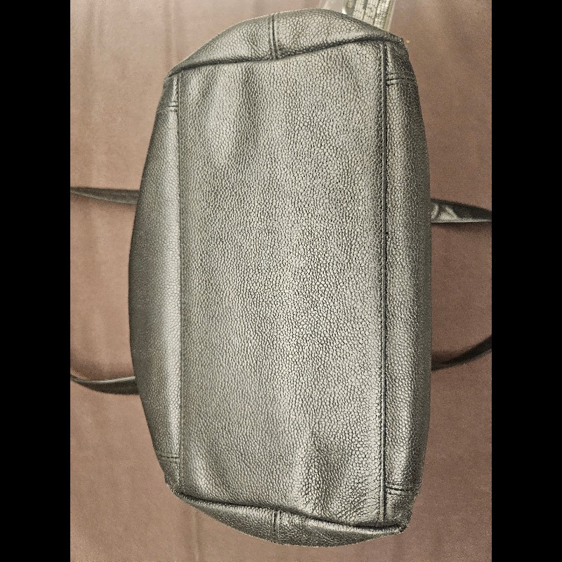 Chanel 黑色 荔枝 牛皮 托特包-7