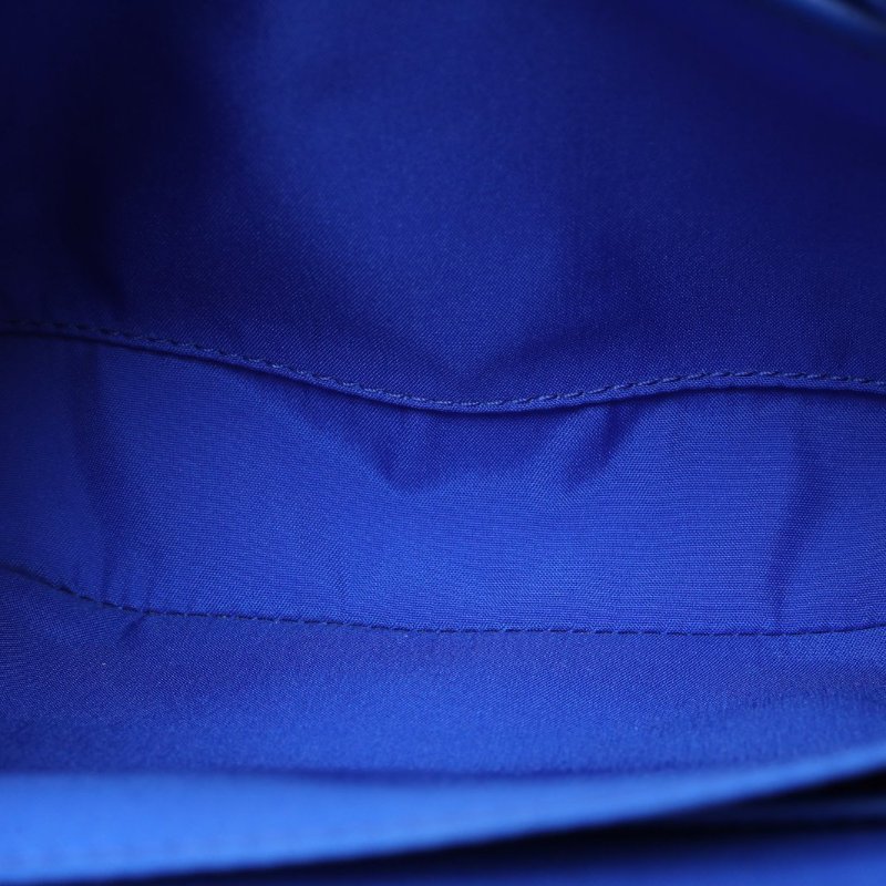 TOD'S 藍色牛皮馬鞍包小號斜跨包肩背包-2