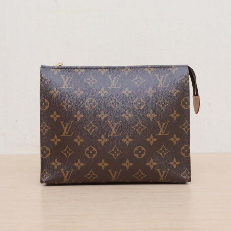 LOUIS VUITTON PocheToilette26號洗漱包老花PVC2021肩背包-1