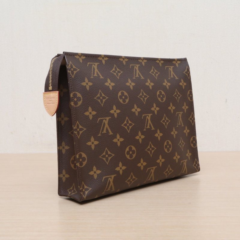 LOUIS VUITTON PocheToilette26號洗漱包老花PVC2021肩背包-4