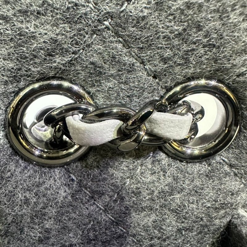 【美收精品】CHANEL藍銀色亮片CF 4-478-21