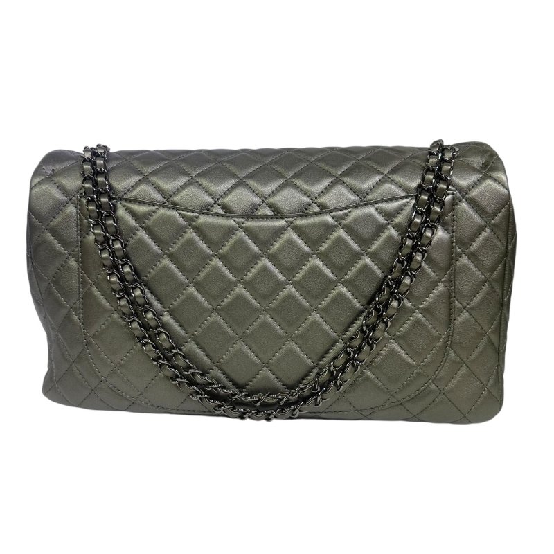 【美收精品】CHANEL深灰色大號CF 4-493-1