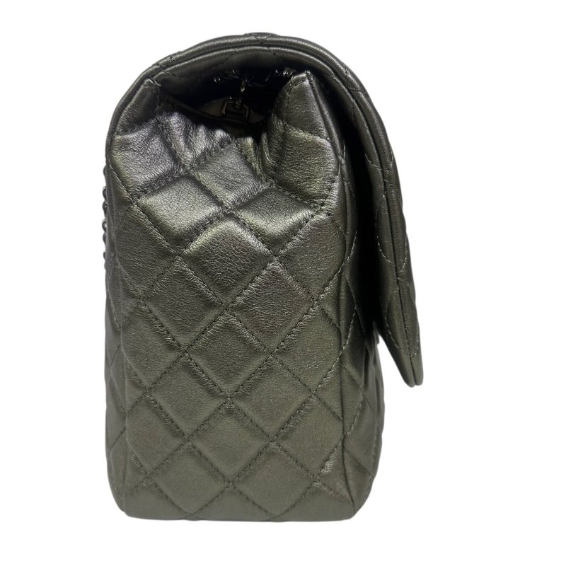 【美收精品】CHANEL深灰色大號CF 4-493-2