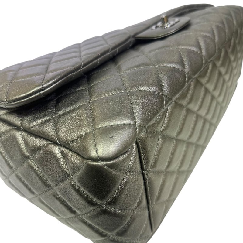 【美收精品】CHANEL深灰色大號CF 4-493-7