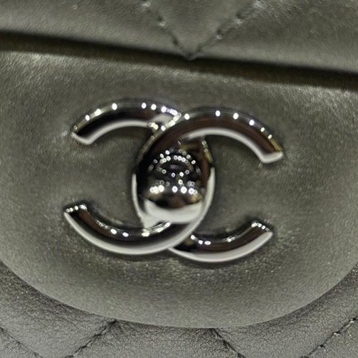 【美收精品】CHANEL深灰色大號CF 4-493-11