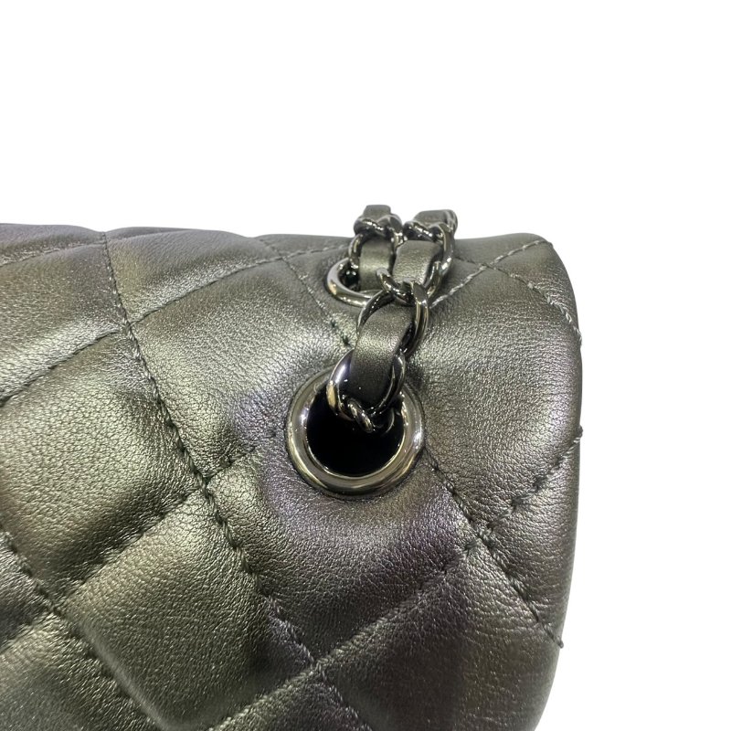 【美收精品】CHANEL深灰色大號CF 4-493-15